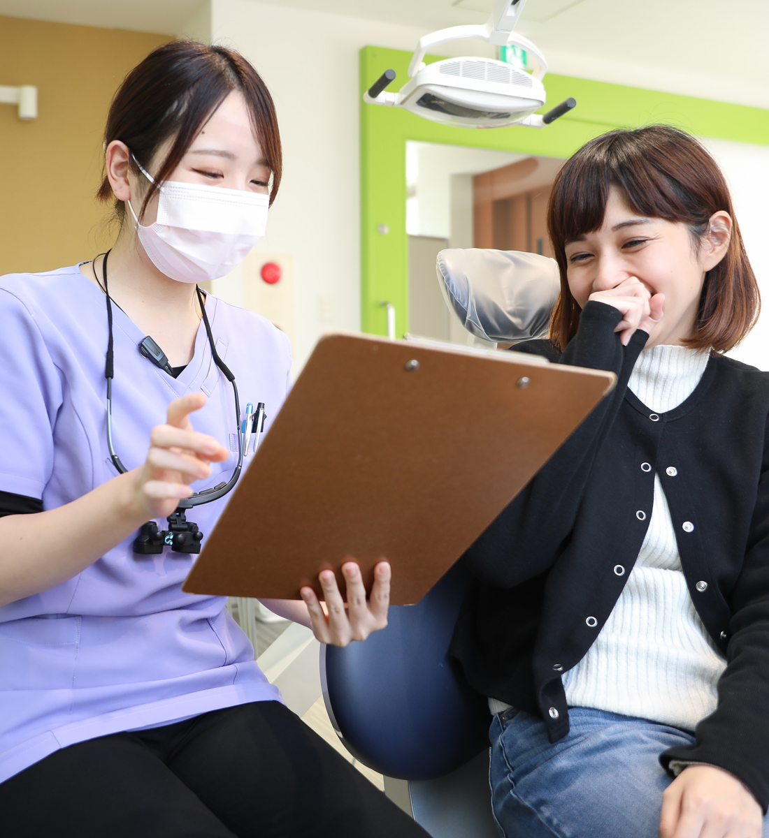 患者様の気持ちを聞きます